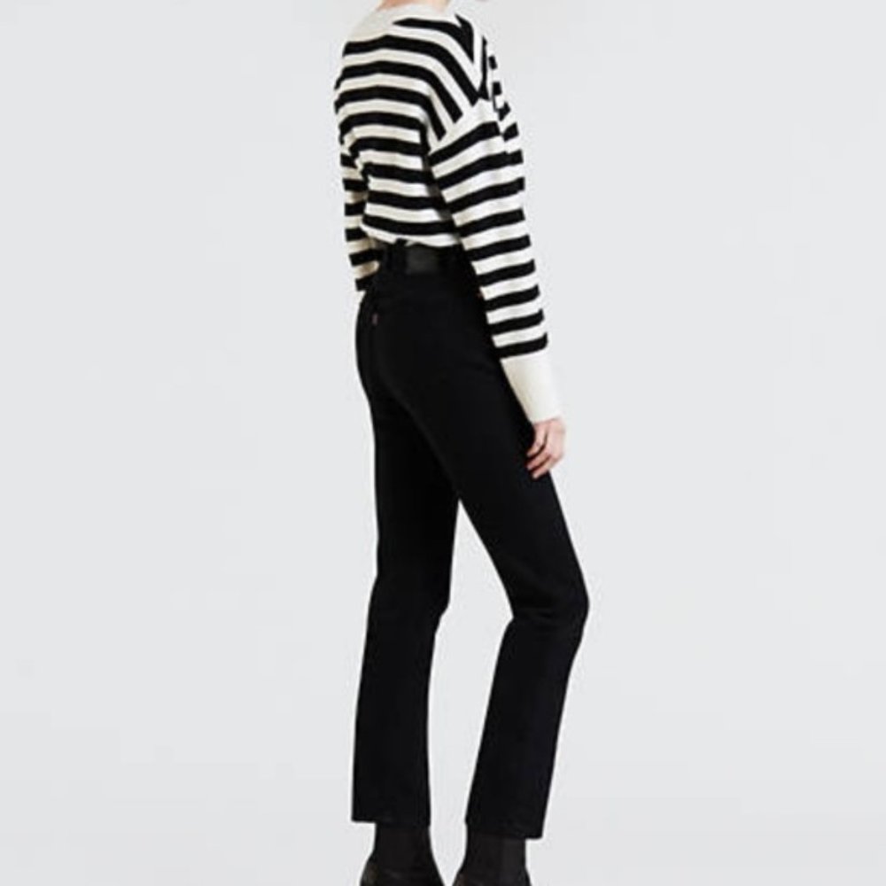 Levi's Wedgie Fit Straight Jeans Black Heart